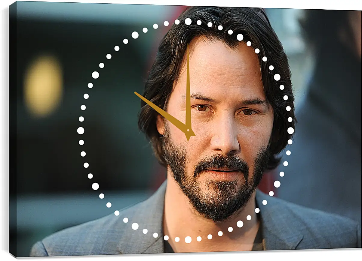 Часы картина - Киану Ривз. Keanu Reeves