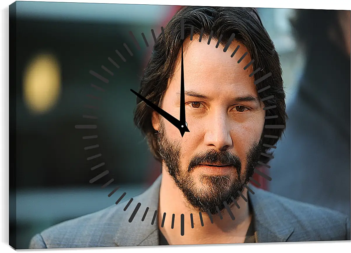 Часы картина - Киану Ривз. Keanu Reeves