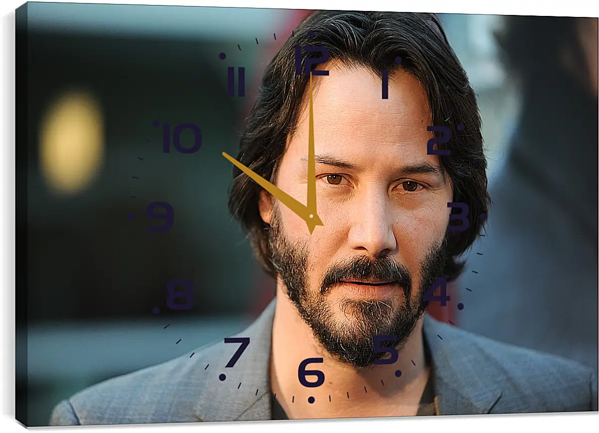 Часы картина - Киану Ривз. Keanu Reeves