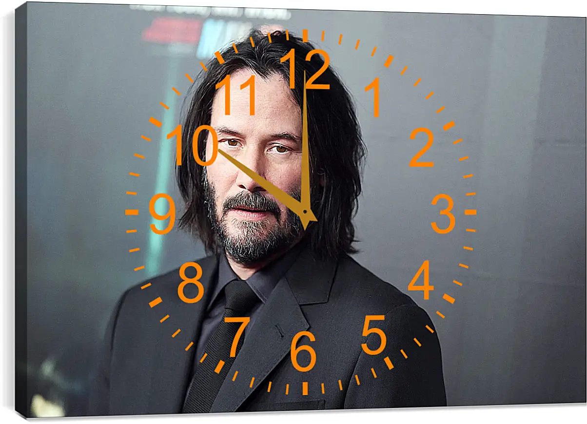 Часы картина - Киану Ривз. Keanu Reeves