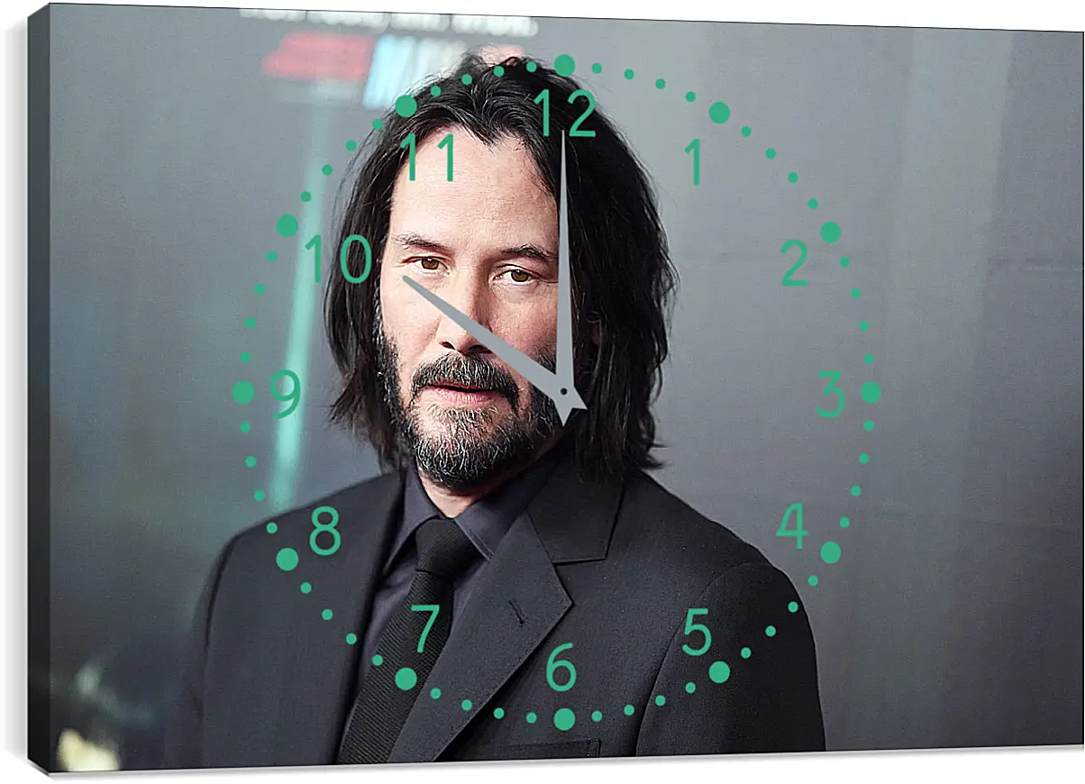 Часы картина - Киану Ривз. Keanu Reeves