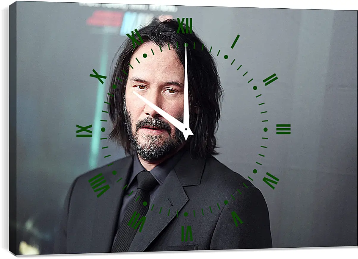 Часы картина - Киану Ривз. Keanu Reeves