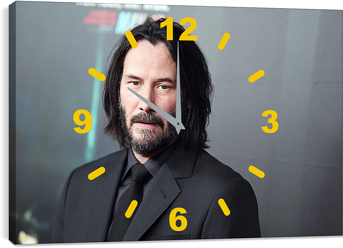 Часы картина - Киану Ривз. Keanu Reeves