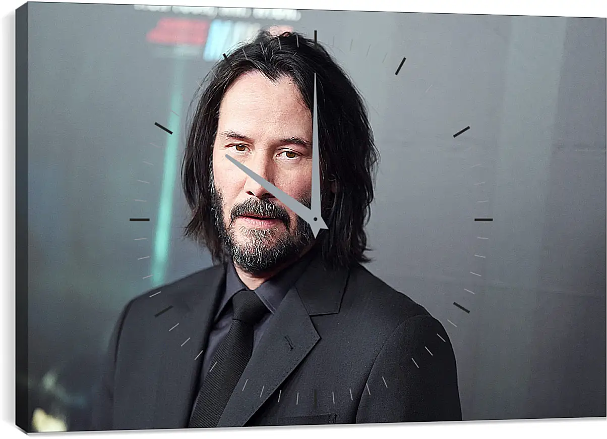 Часы картина - Киану Ривз. Keanu Reeves