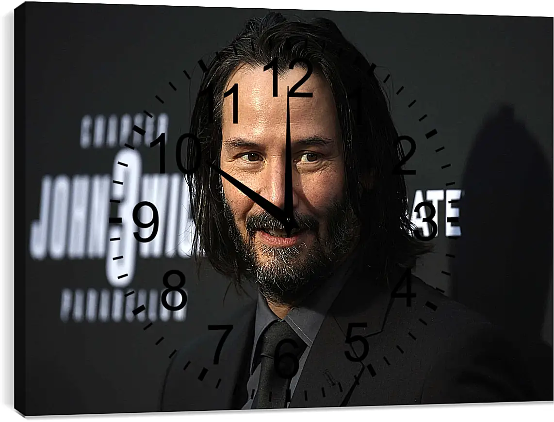 Часы картина - Киану Ривз. Keanu Reeves