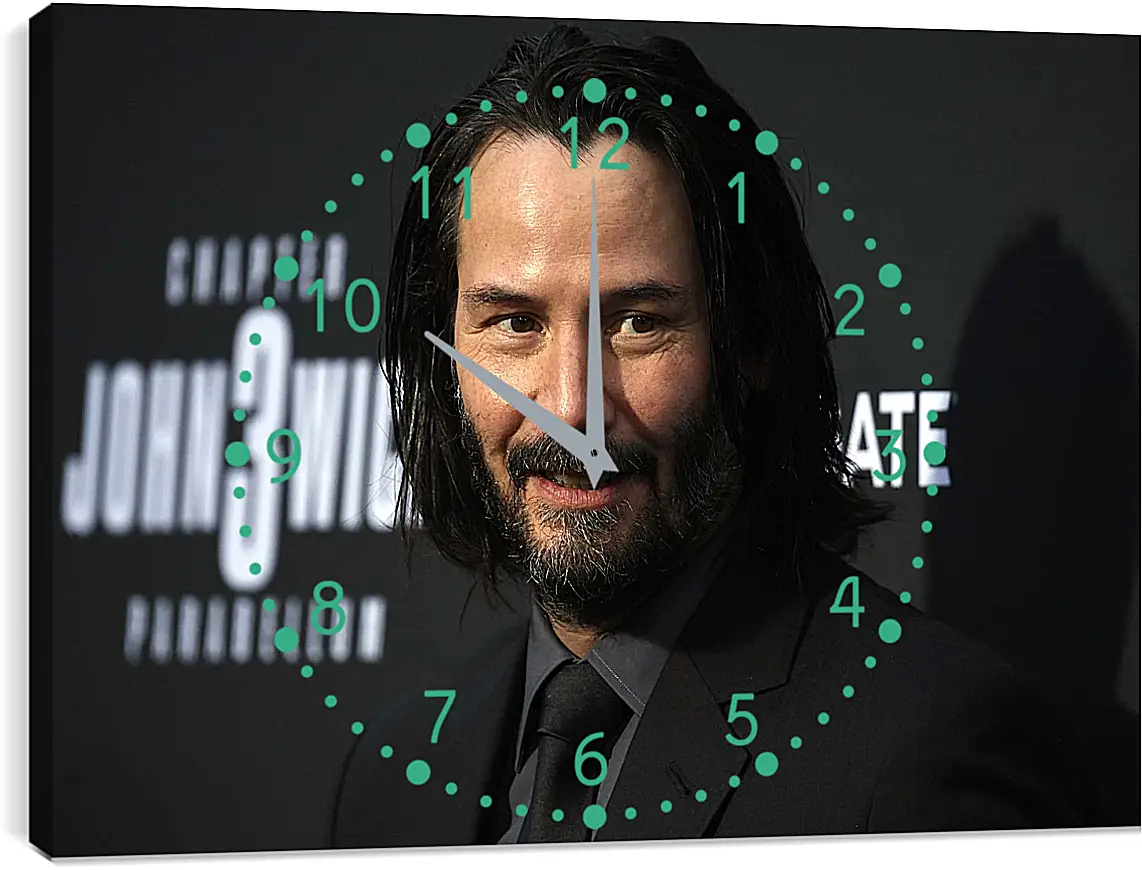 Часы картина - Киану Ривз. Keanu Reeves