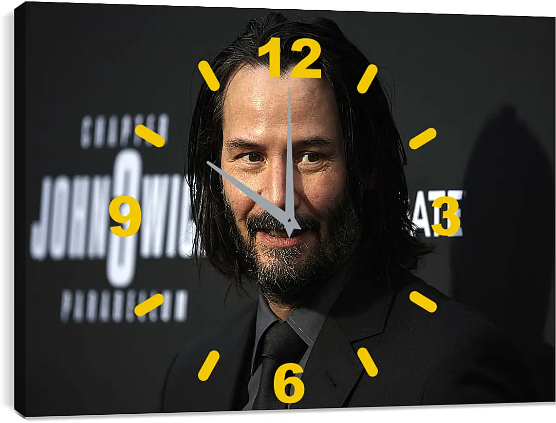 Часы картина - Киану Ривз. Keanu Reeves