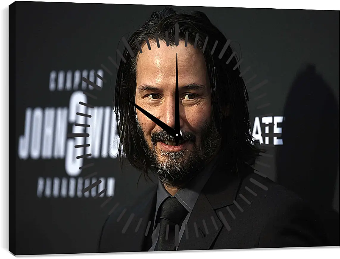 Часы картина - Киану Ривз. Keanu Reeves