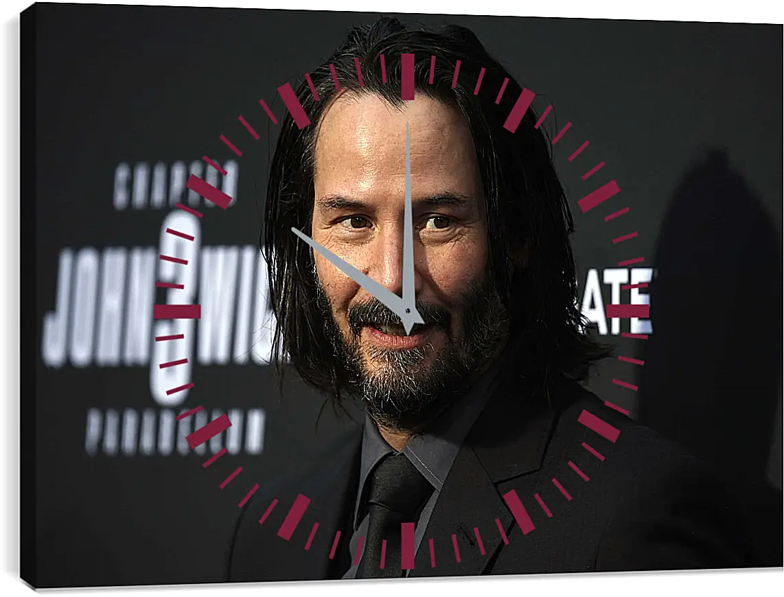 Часы картина - Киану Ривз. Keanu Reeves