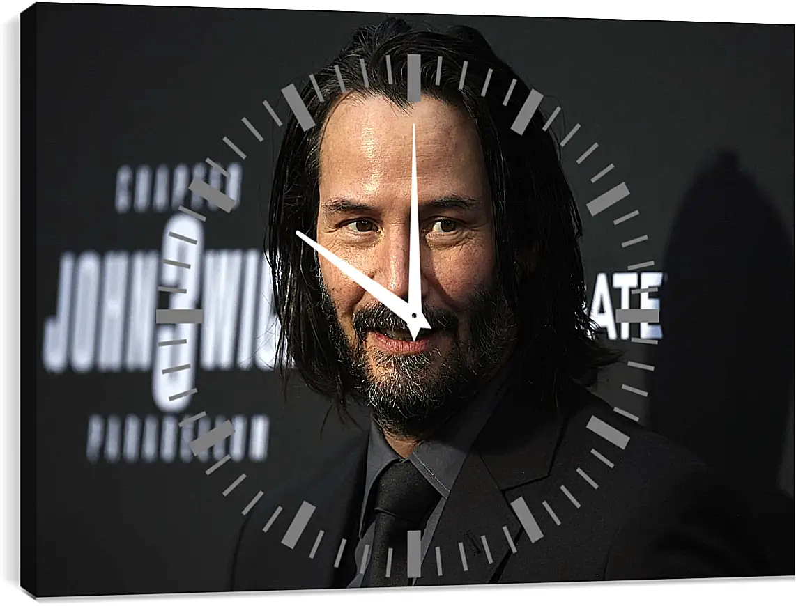 Часы картина - Киану Ривз. Keanu Reeves