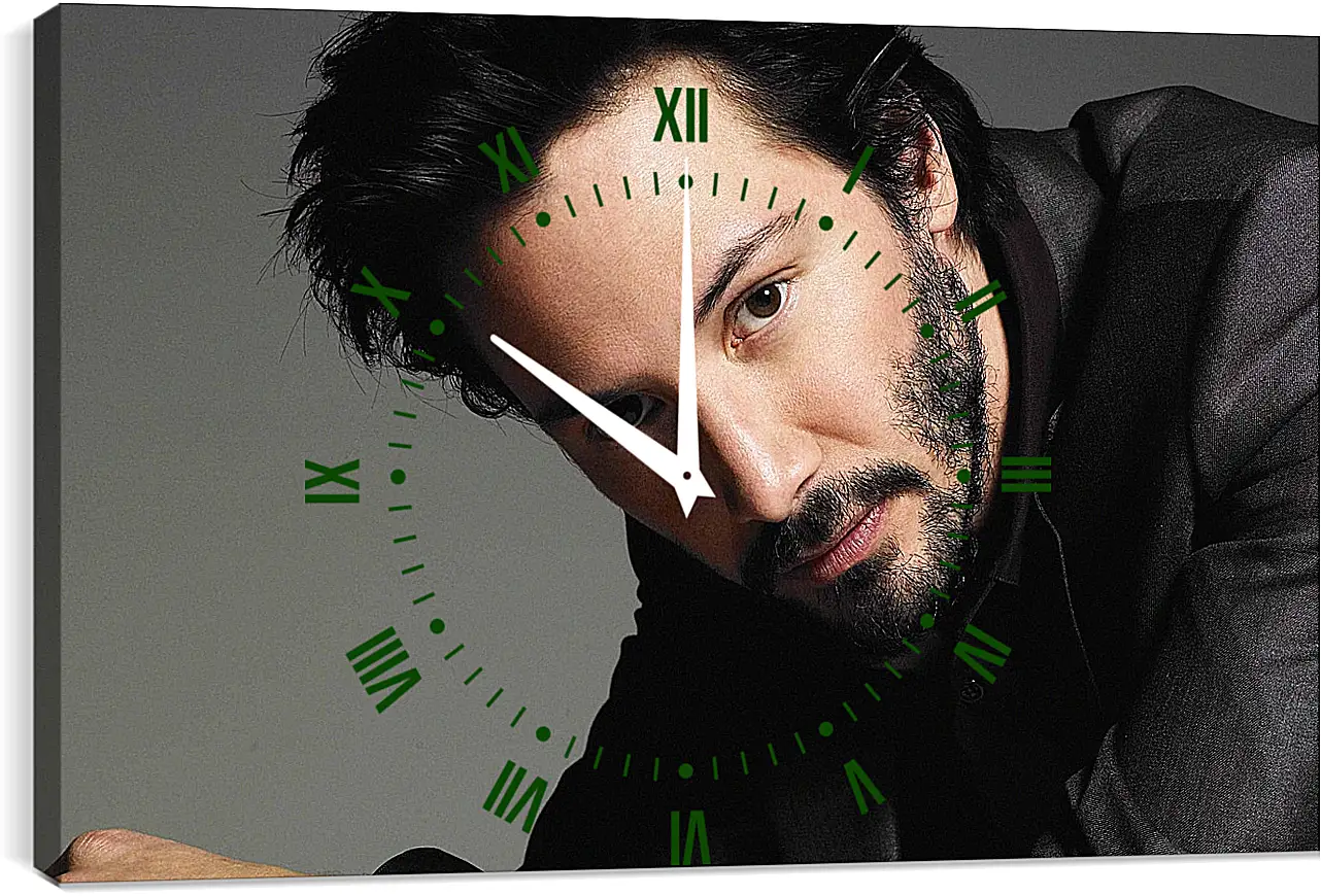 Часы картина - Киану Ривз. Keanu Reeves