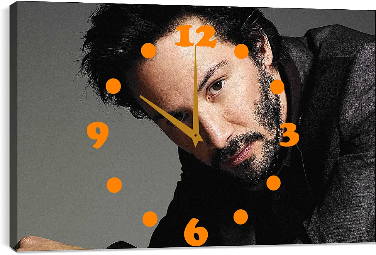 Часы картина - Киану Ривз. Keanu Reeves