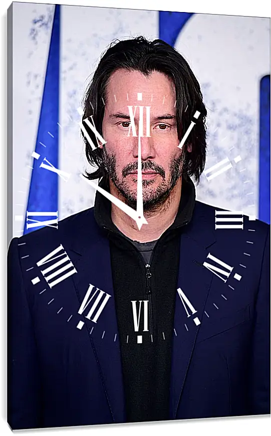 Часы картина - Киану Ривз. Keanu Reeves