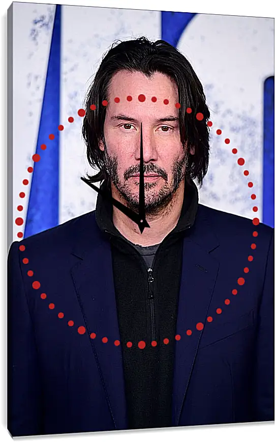 Часы картина - Киану Ривз. Keanu Reeves