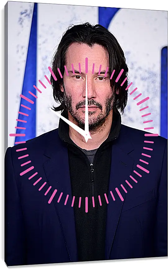 Часы картина - Киану Ривз. Keanu Reeves