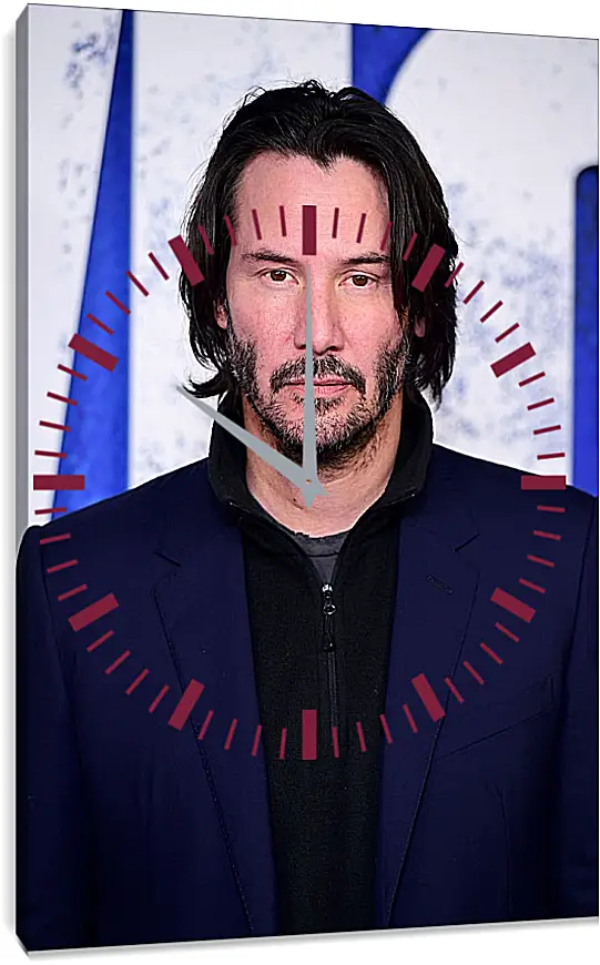 Часы картина - Киану Ривз. Keanu Reeves