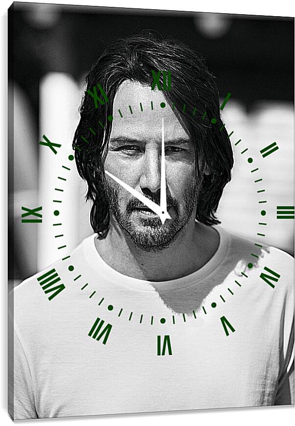 Часы картина - Киану Ривз. Keanu Reeves
