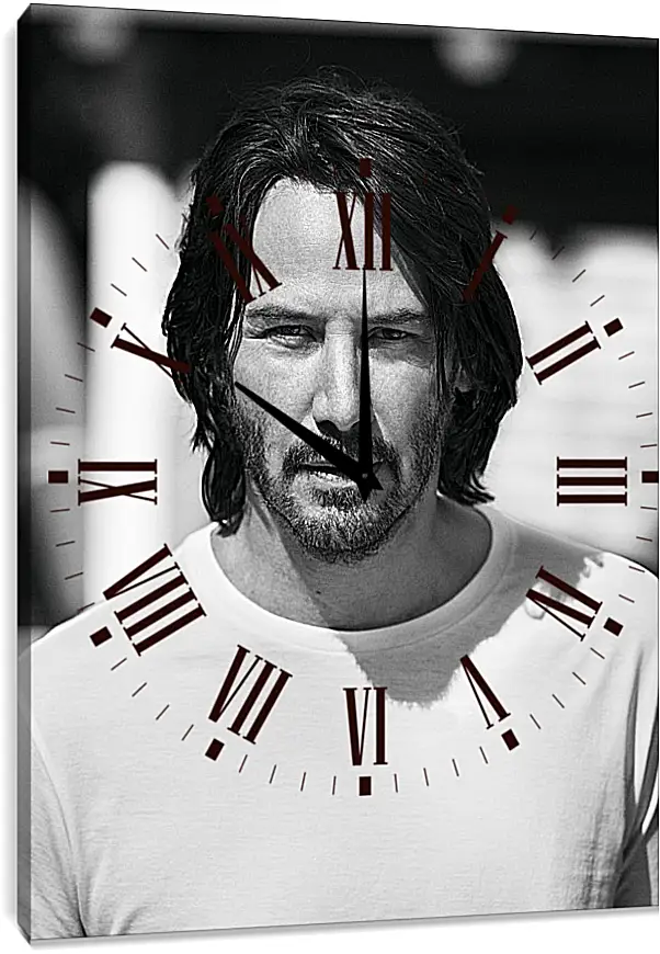 Часы картина - Киану Ривз. Keanu Reeves