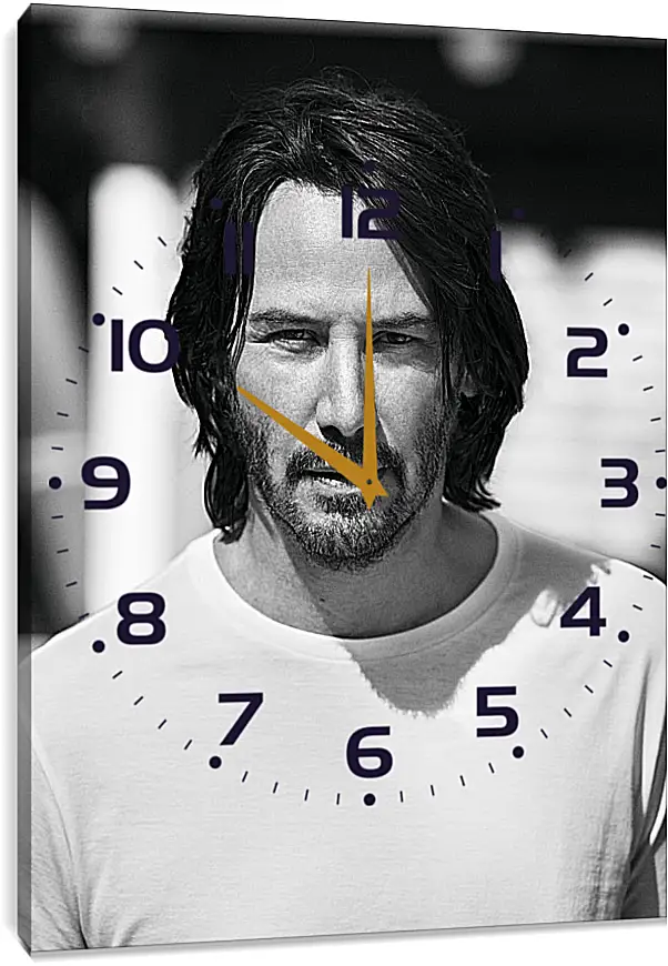 Часы картина - Киану Ривз. Keanu Reeves