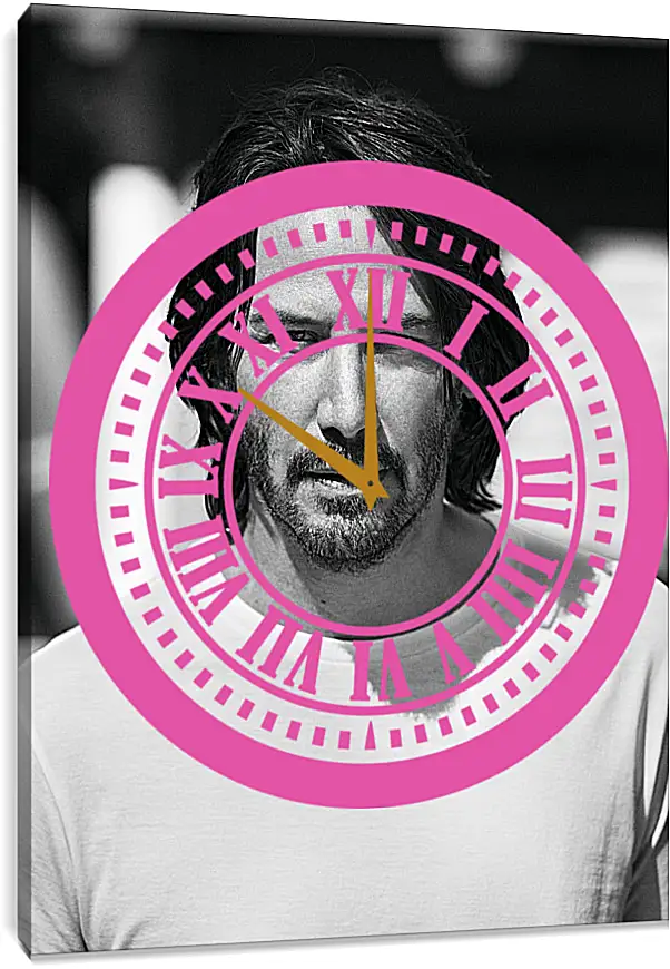 Часы картина - Киану Ривз. Keanu Reeves