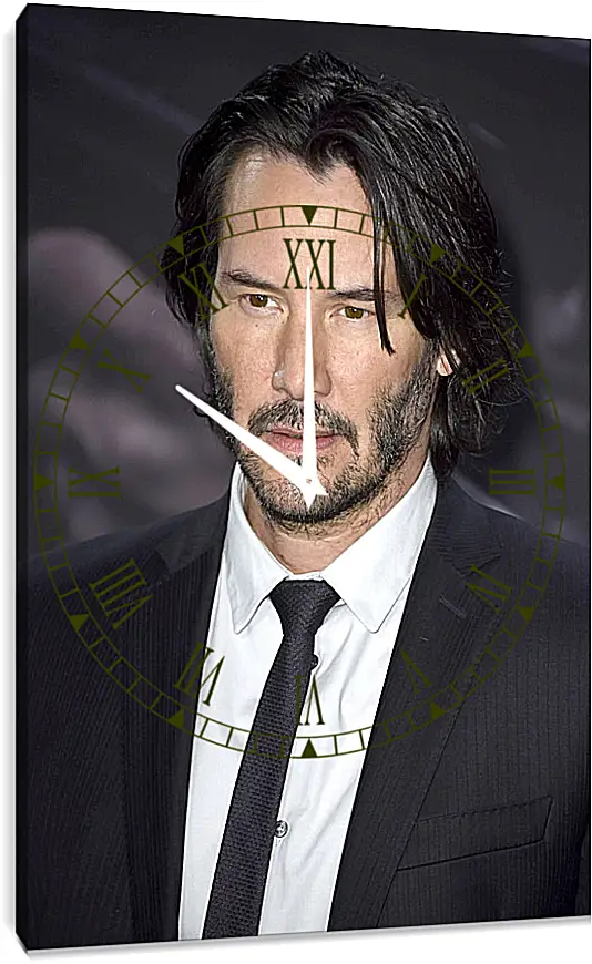 Часы картина - Киану Ривз. Keanu Reeves