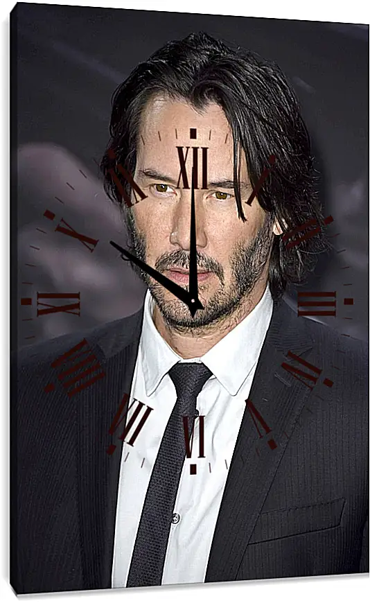 Часы картина - Киану Ривз. Keanu Reeves