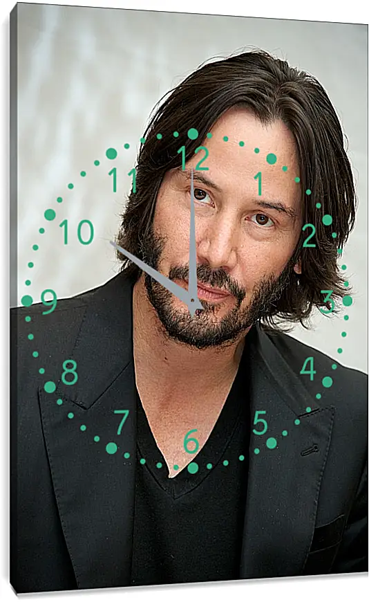 Часы картина - Киану Ривз. Keanu Reeves