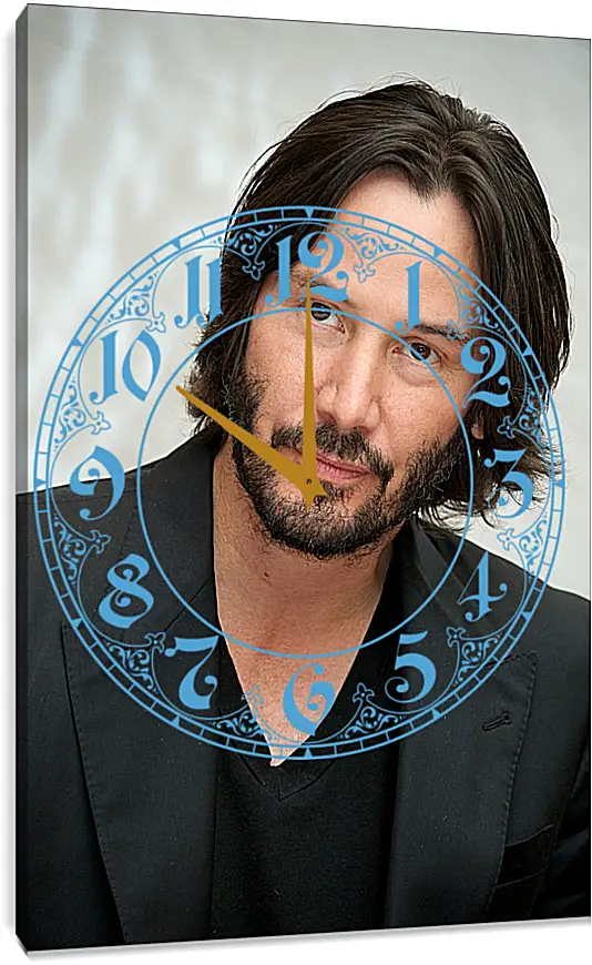 Часы картина - Киану Ривз. Keanu Reeves