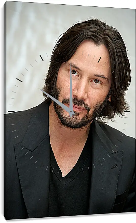 Часы картина - Киану Ривз. Keanu Reeves