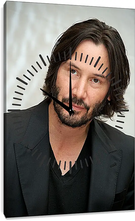 Часы картина - Киану Ривз. Keanu Reeves