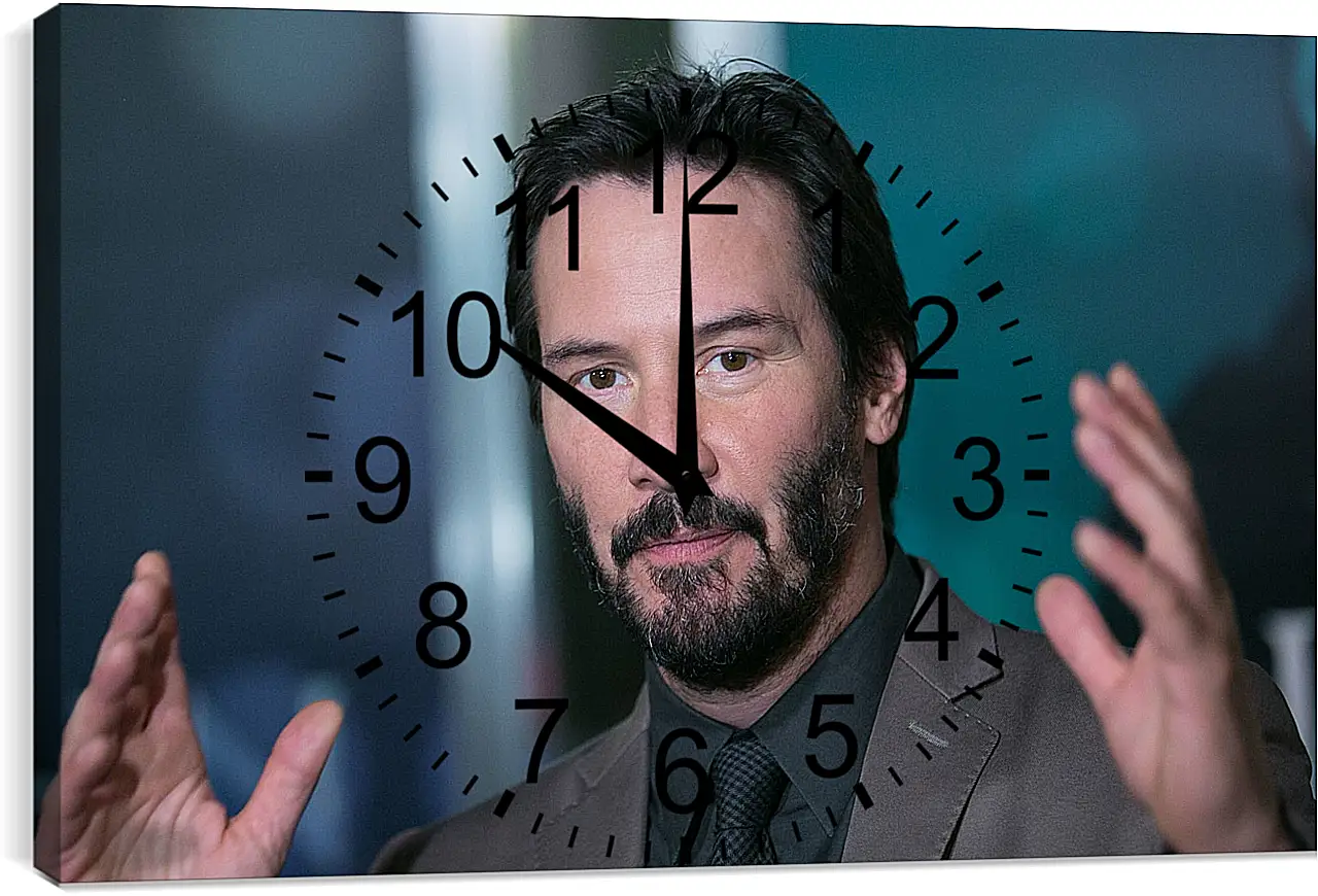 Часы картина - Киану Ривз. Keanu Reeves