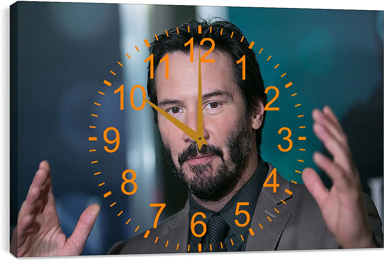 Часы картина - Киану Ривз. Keanu Reeves