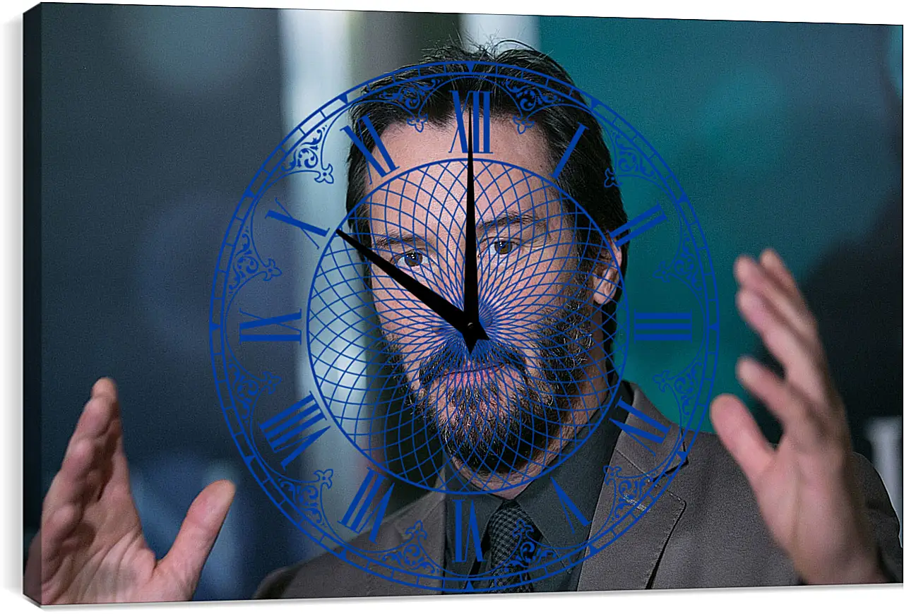 Часы картина - Киану Ривз. Keanu Reeves