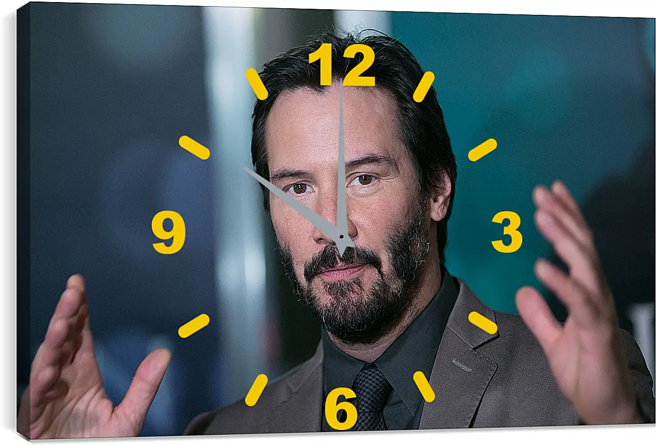 Часы картина - Киану Ривз. Keanu Reeves