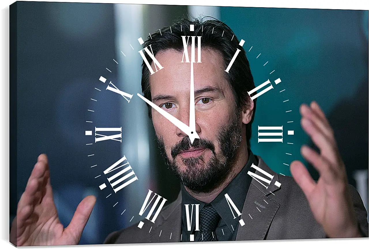 Часы картина - Киану Ривз. Keanu Reeves