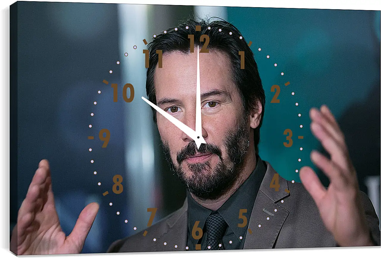 Часы картина - Киану Ривз. Keanu Reeves