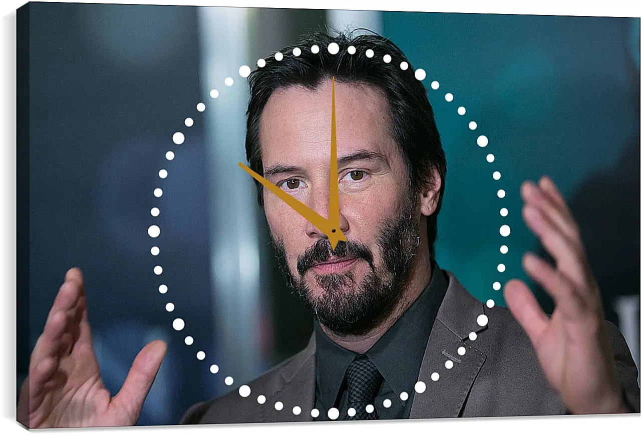 Часы картина - Киану Ривз. Keanu Reeves
