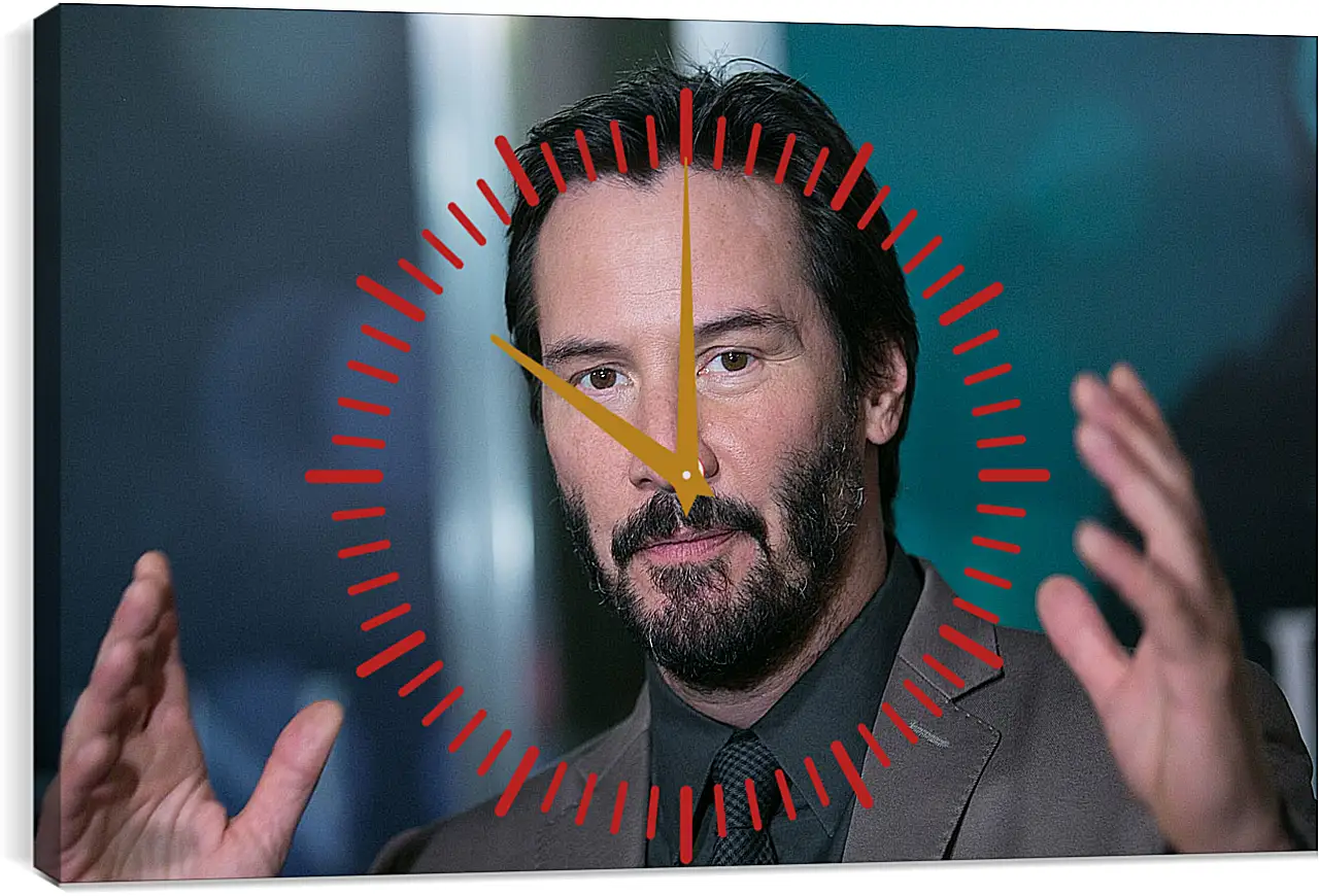 Часы картина - Киану Ривз. Keanu Reeves