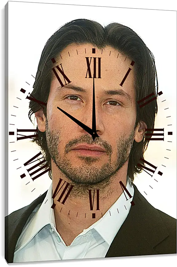 Часы картина - Киану Ривз. Keanu Reeves