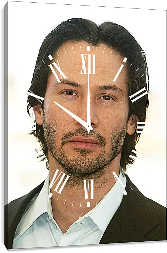 Часы картина - Киану Ривз. Keanu Reeves