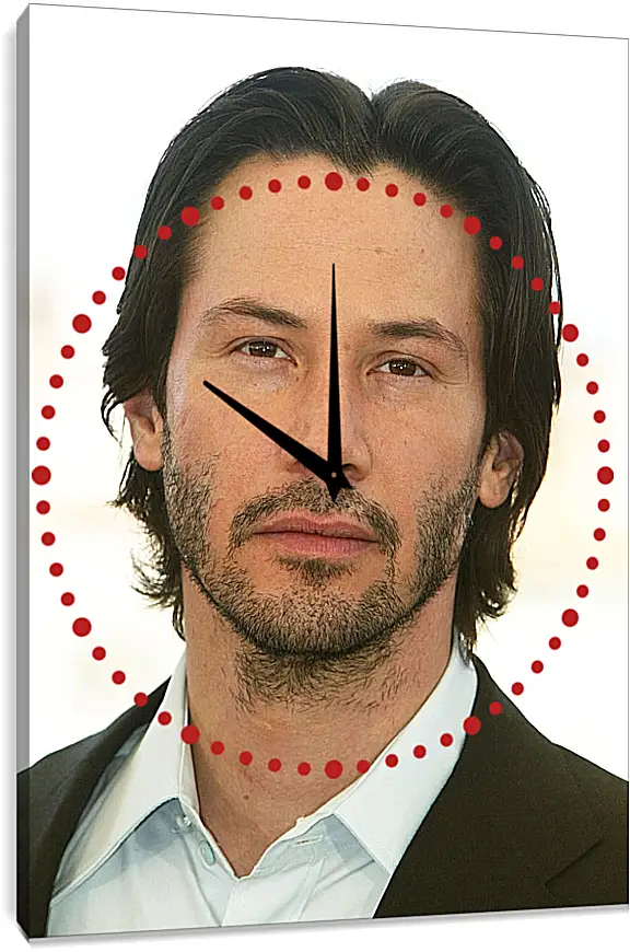 Часы картина - Киану Ривз. Keanu Reeves