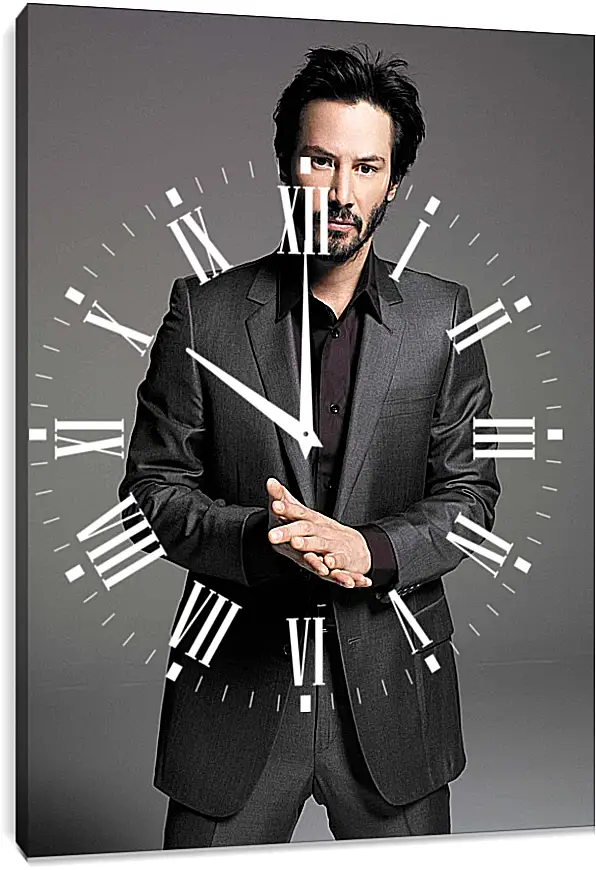 Часы картина - Киану Ривз. Keanu Reeves