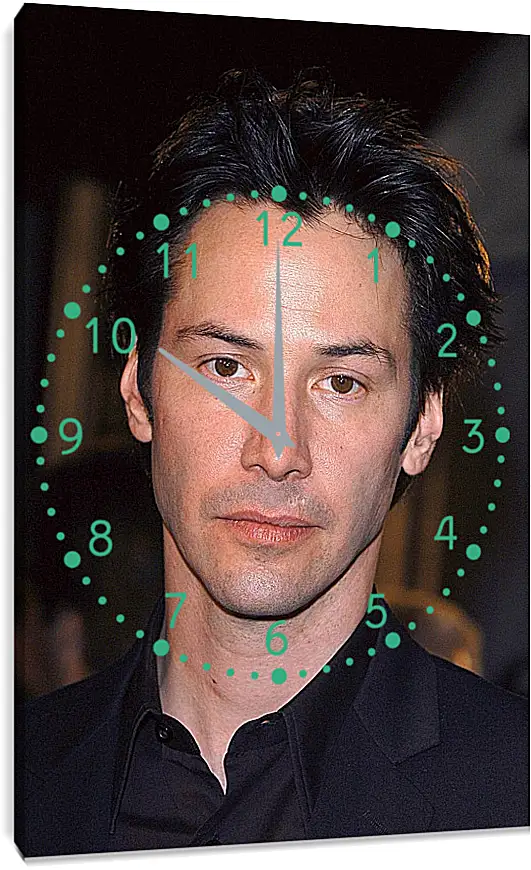 Часы картина - Киану Ривз. Keanu Reeves