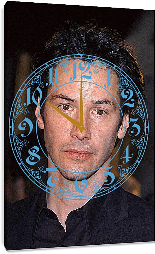 Часы картина - Киану Ривз. Keanu Reeves