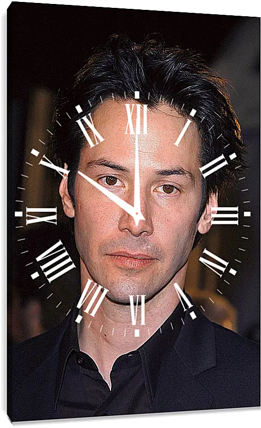 Часы картина - Киану Ривз. Keanu Reeves