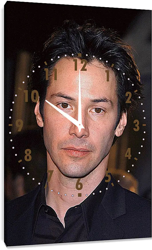 Часы картина - Киану Ривз. Keanu Reeves