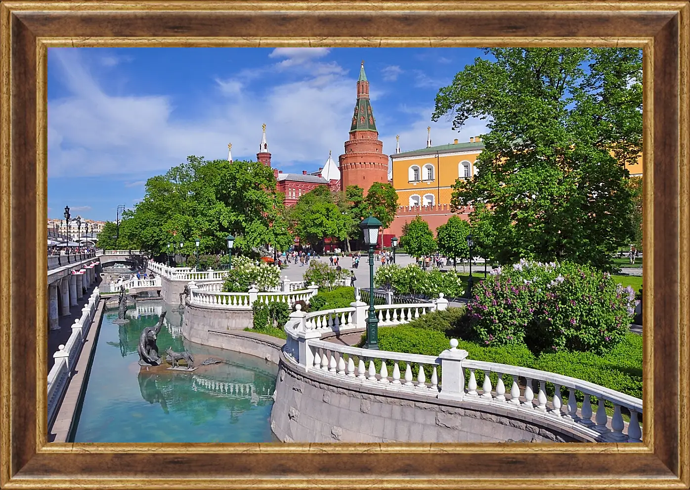 Картина в раме - Александровский парк Неглинная