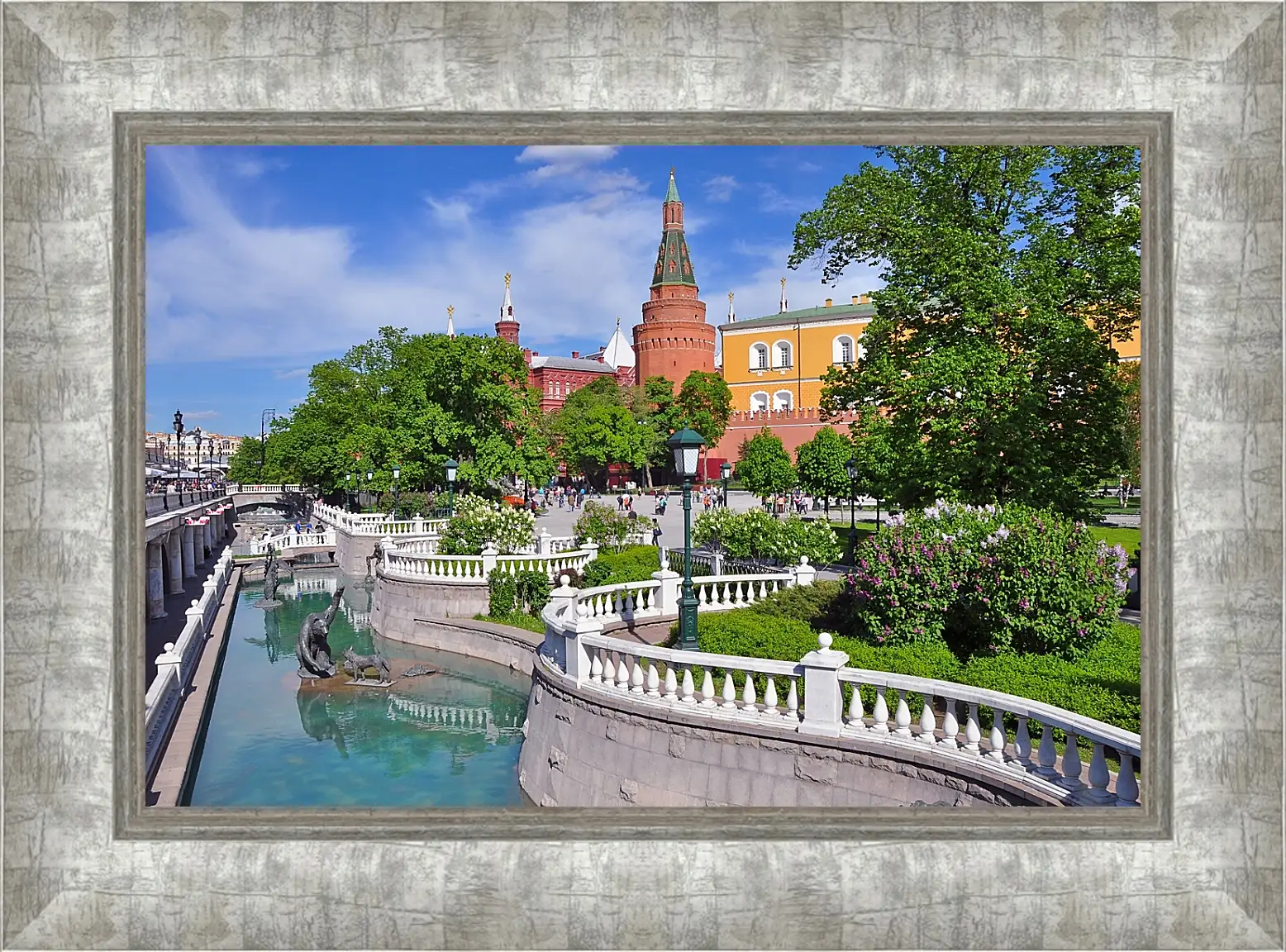 Картина в раме - Александровский парк Неглинная