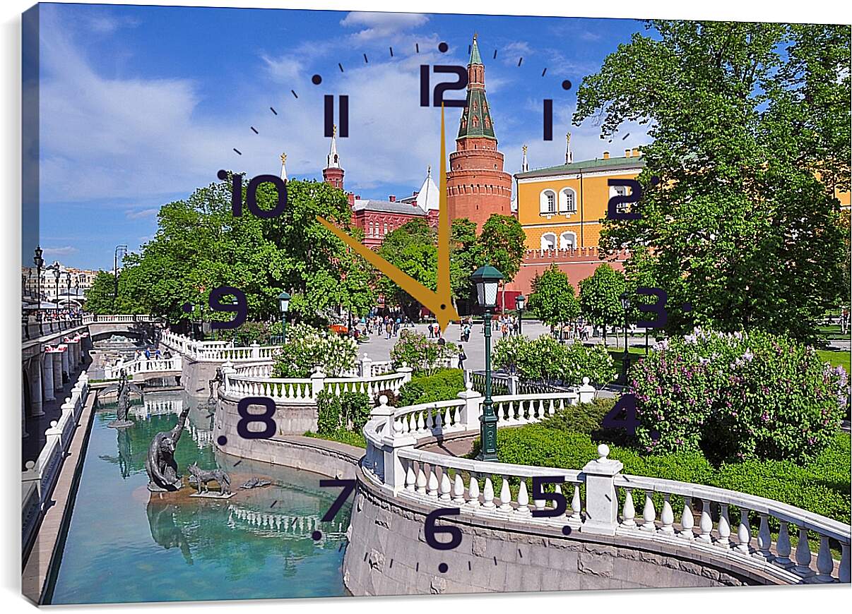 Часы картина - Александровский парк Неглинная
