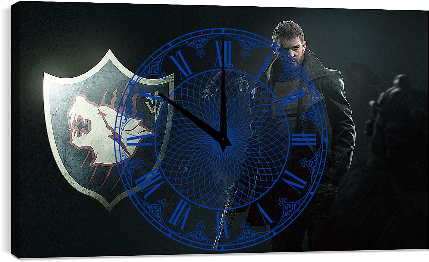 Часы картина - Resident Evil Village